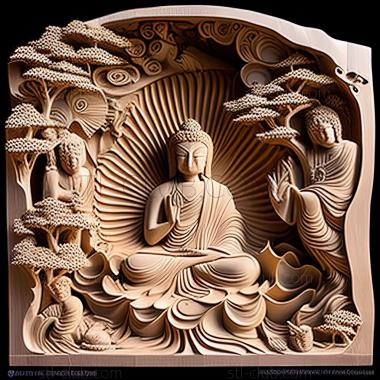 3D модель Будда Осаму Тэдзука (STL)